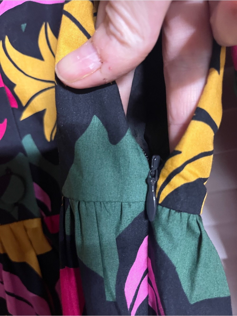 J. Crew Pink & Yellow Floral Shift Dress - Picture 6 of 11
